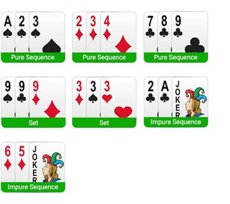 rummy card sequence  Player 1 has 350 points